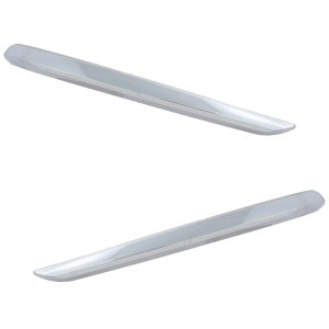 Front Bumper Molding Pair/Set for Mazda CX-3 2019-2022, Right (Passenger) and Left (Driver), Chrome Replacement