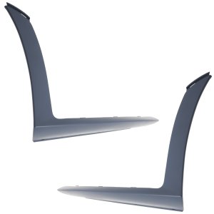 Front Bumper Molding Pair/Set for Mercedes-Benz CLA250/CLA35 AMG 2020-2023, Right (Passenger) and Left (Driver) Side Replacement