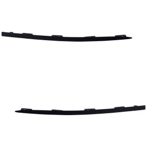 Front Bumper Molding Pair/Set for Mercedes-Benz A220/A35 AMG Sedan 2019-2022, Lower, Right (Passenger) and Left (Driver) with AMG Body Styling, Replacement