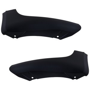 Front Bumper Molding Pair/Set for 2014-2021 Cooper S Model, Right (Passenger) and Left (Driver), without John Cooper Works Package and Park Distance Control Sensor Holes, Replacement