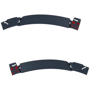 Front Bumper Molding Pair/Set for 2019-2022 A220/A35 AMG, Includes Right (Passenger) and Left (Driver) Outer, Primed (Ready to Paint) Replacement