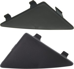 Front Bumper Filler Pair/Set for Mazda Mazda 3 (2014-2017), Right (Passenger) and Left (Driver) Side Access Hole Cover, Compatible with Hatchback/Sedan, Replacement Set 