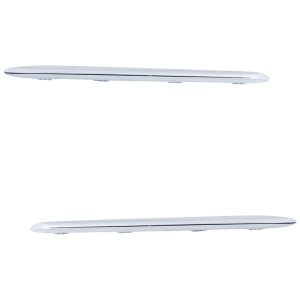 Chrome Grille Molding Pair/Set for Mercedes-Benz CLA250 (2014-2019), Right (Passenger) and Left (Driver) Replacement