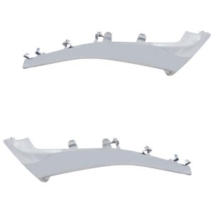 Lower Grille Molding Pair/Set for Mazda CX-9 2016-2023, Right (Passenger) and Left (Driver), Chrome Replacement