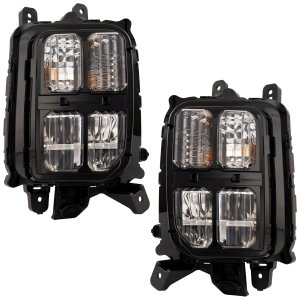 LED Signal Light Assembly Pair/Set for Mitsubishi Outlander Sport/RVR 2020-2022, Right (Passenger) and Left (Driver), Replacement