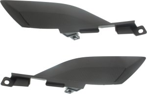 Front Fog Light Cover Pair/Set for 2016-2023 Mazda CX-9, Right (Passenger) and Left (Driver) Sides, Black Replacement
