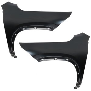Pair/Set - Front Fender Pair/Set for Mercedes-Benz GLA-Class 2021-2022, Right (Passenger) and Left (Driver), Primed (Ready to Paint), Replacement