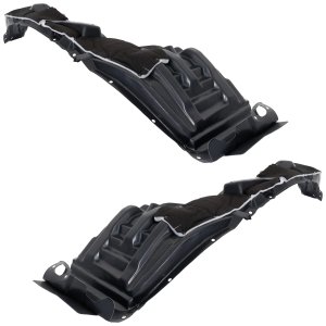 Front Fender Liner Pair/Set for 2020-2022 Mitsubishi Outlander Sport/RVR, Right (Passenger) and Left (Driver), Vacuum Form Plastic Replacement