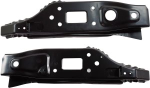 Radiator Support Side Panel Pair/Set for Mitsubishi Mirage 2014-2023, Mirage G4 2017-2023, Right (Passenger) and Left (Driver), Steel Replacement
