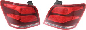 Tail Light Assembly Pair/Set for Mercedes-Benz GLK-Class 2013-2015, Right (Passenger) and Left (Driver), Replacement