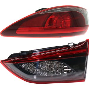 LED Tail Light Assembly Set for 2016-2017 Mazda Mazda 6, Right (Passenger), Inner and Outer, Replacement