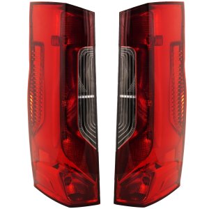 Tail Light Assembly for 2019-2022 Mercedes Benz Sprinter, Halogen, Without LED Accent Light, Extended/Standard Van, Right (Passenger) and Left (Driver), Replacement Pair/Set