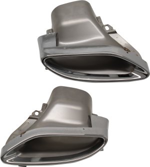 Rear Bumper Molding Pair/Set for Mercedes-Benz C300 (2017-2023) and GLC300 (2016-2019), Right (Passenger) and Left (Driver), Pair/Set of 2 Replacement