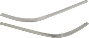 Chrome Rear Bumper Molding Pair/Set for Mercedes-Benz GL-Class 2010-2012, Right (Passenger) & Left (Driver) Replacement