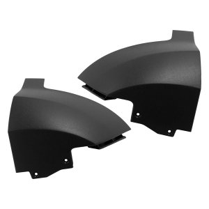 Rear Bumper Molding Pair/Set for Mercedes-Benz GLA250 2015-2020, GLA45 AMG 2015-2019, Right (Passenger) and Left (Driver) Side Trim, Textured Black Replacement