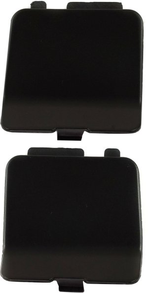 Rear Bumper Tow Hook Cover Pair/Set for MAZDA MAZDA 3 Hatchback, Japan Built (2017-2018) - Right (Passenger) and Left (Driver) Side Replacement