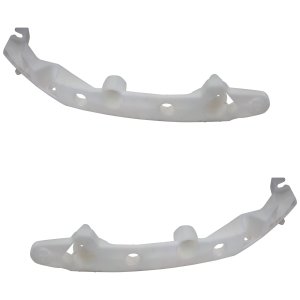 Front Bumper Bracket Pair/Set for 2011-2014 Nissan Juke, Right (Passenger) and Left (Driver) Side Replacement