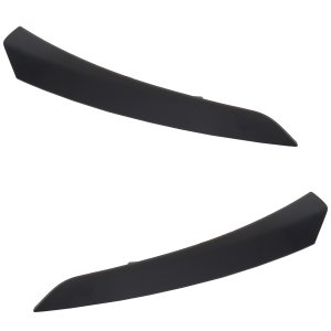 Pair/Set - Headlight Molding for 2022 Nissan Pathfinder, Right (Passenger) and Left (Driver), Primed (Ready to Paint) Replacement Set