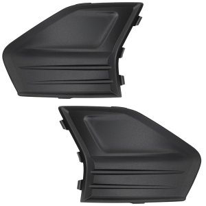 Front Fog Light Cover for 2019-2020 Fusion, Textured Black, Right (Passenger) and Left (Driver) Side, Ford Replacement Pair/Set
