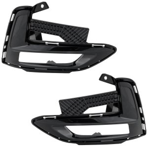 Front Fog Light Molding Pair/Set for Nissan Sentra 2020-2023, Right (Passenger) and Left (Driver) Replacement