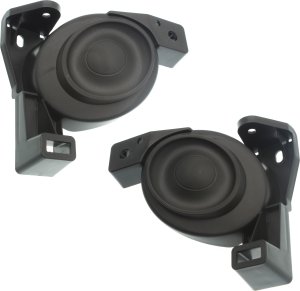 Pair/Set - Front Fog Light Cover for Nissan Maxima 2009-2014, Right (Passenger) and Left (Driver), Textured Black Replacement Set