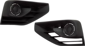 Fog Light Cover Pair/Set for 2017-2020 Nissan Pathfinder, Right (Passenger) and Left (Driver) Side Replacement