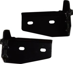 Upper Steel Black Headlight Bracket Pair/Set for Nissan Frontier (2005-2022), Xterra (2005-2015), Pathfinder (2005-2012), Right (Passenger) and Left (Driver) Replacement 