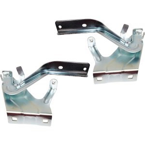 Hood Hinge Pair/Set for 2018-2022 Nissan Leaf, Includes Left (Driver) and Right (Passenger) Hinges, Replacement