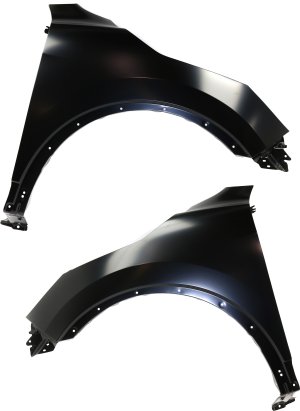 Pair/Set - Front Fender for Nissan Rogue Sport, 2017-2022, Right (Passenger) and Left (Driver), Replacement Set