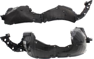 Front Fender Liner Pair/Set for Nissan Altima 2016 - 2018, Right (Passenger) and Left (Driver) Replacement Parts
