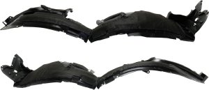 Front Fender Liner Pair/Set with Insulation Foam for 2017-2020 Nissan Rogue, Right (Passenger) and Left (Driver), Japan / USA / Korea Built From 2011-2016 Replacement