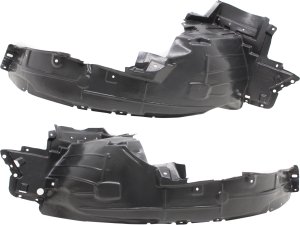 Front Fender Liner Pair/Set for Nissan Versa Note SR Model 2015-2016, Right (Passenger) and Left (Driver) Replacement