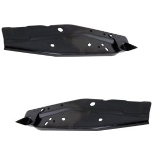 Pair/Set - Radiator Support Upper Right (Passenger) and Left (Driver) for 2017-2019 Nissan Sentra, 1.6L Turbo Engine, Replacement Set