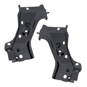 Radiator Side Support Pair/Set for Nissan Rogue 2014-2020, Right (Passenger) and Left (Driver) Side, Steel Replacement