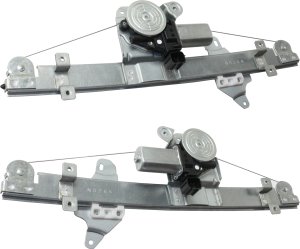 Front Window Regulator with Motor for Nissan Murano 2015-2021, Right (Passenger) and Left (Driver), Power, Pair/Set Replacement