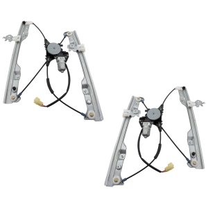 Front Window Regulator with Motor for Nissan Rogue 2008-2015, Rogue Select 2014-2015, Right (Passenger) and Left (Driver) Power Replacement Pair/Set