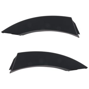 Rear Wheel Opening Molding Pair/Set for Hyundai Santa Fe Sport 2013-2018, Right (Passenger) and Left (Driver), Mounted on Quarter Panel, Textured Replacement