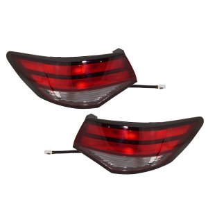 Outer Tail Light Assembly for Nissan Sentra 2020-2023, Right (Passenger) and Left (Driver), Halogen Replacement Pair/Set
