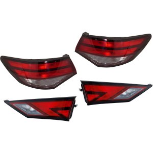 Tail Light Assembly for Nissan Sentra 2020-2023, Inner and Outer, Right (Passenger) and Left (Driver), Halogen, Replacement