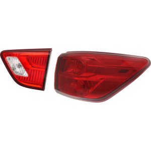 Tail Light Assembly Set for Nissan Pathfinder 2017-2020, Right (Passenger), Inner and Outer Replacement