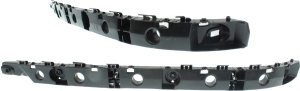 Rear Bumper Bracket Pair/Set for Nissan Rogue 2014-2020, Outer Right (Passenger) and Left (Driver), Replacement