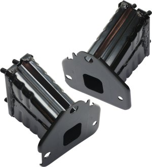 Rear Bumper Bracket Pair/Set for Nissan Rogue 2014-2020, Right (Passenger) and Left (Driver), Pair/Set of 2, Compatible with Hybrid Model 2017-2018, USA Built, Replacement