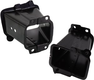 Rear Bumper Bracket Right (Passenger) and Left (Driver) for Nissan Versa Note 2014-2019, Pair/Set of 2, Bumper Stay, Steel Replacement