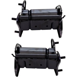 Rear Bumper Bracket Pair/Set for Nissan Rogue 2015-2020, Right (Passenger) and Left (Driver), Replacement Parts for Japan/Korea Built Vehicle