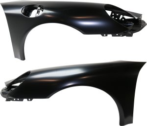 Front Fender Pair/Set for Porsche 911, 2007-2013, Right (Passenger) and Left (Driver), Primed (Ready to Paint), Replacement