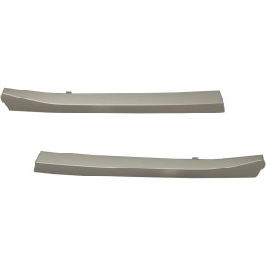 Grille Molding Pair/Set for Subaru Crosstrek 2018-2020, Painted Silver, Right (Passenger) and Left (Driver) Sides, Excluding 50th Anniversary Edition, Up to August 2017 Replacement