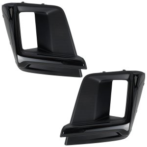 Pair/Set - Fog Light Cover for Forester 2022-2023, Right (Passenger) and Left (Driver), Gloss Black, Sport Model, Replacement