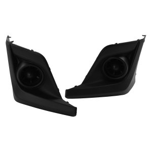 Fog Light Cover Pair/Set for 2018-2020 Subaru Crosstrek, Texture Black, Excluding Hybrid Model, without Fog Light Holes, Right (Passenger) and Left (Driver) Replacement