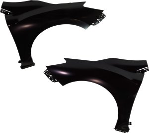 Front Fender Pair/Set for 2017-2022 Subaru Impreza, Right (Passenger) and Left (Driver), Sedan/Wagon, Steel, Primed (Ready to Paint) Replacement