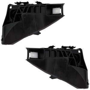 Front Bumper Bracket Pair/Set for 2007-2014 Toyota FJ Cruiser, Right (Passenger) and Left (Driver) Side Support, Replacement